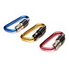 EyezOff 3.5" Carabiner Aluminum Multi Purpose Lock 4-Dial Combination D-Shape (Blue)
