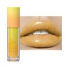 Lip Plumping Glow Oil Two-tone Long Lasting Moisturizing Shiny Non-Sticky Lip Gloss, Hydrating Lip Oil Lip Drip, High Shine Glossy Shimmer Glitter Lipstick Plumper Fresh Mirror Lip Glaze Makeup(04)