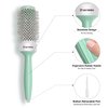 EAGLE FORTRESS Professional Round Hair Brush for Blow Drying with Ion + Ceramic, Innovative Bristle Combination Round Brush for Professional Styling Blowing Out at Home (1.7in)
