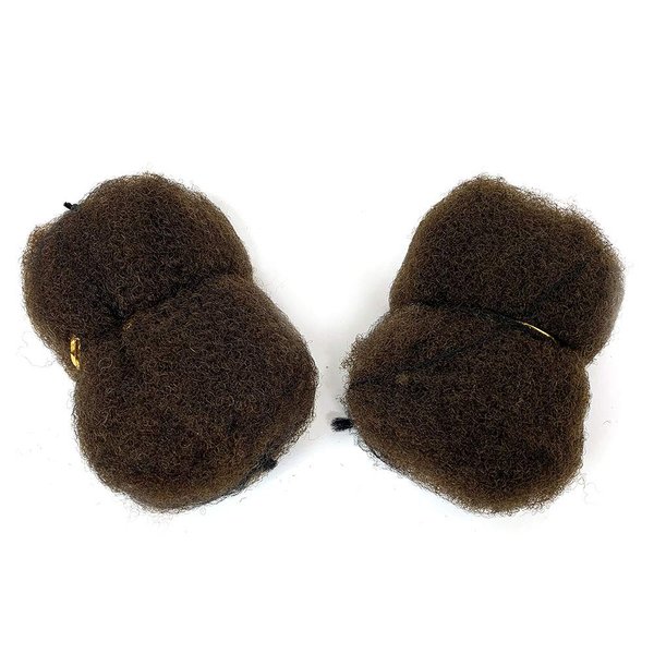 Capilli Tight Afro Kinky Human Hair 8", 2 Piece Bundle 2oz (1oz Each) (5-Medium Light Brown)