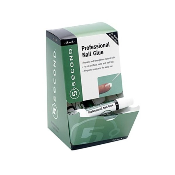 Ibd 5 Second Professional Nail Glue, 0.07 oz (Pack of 10)