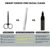 Nose Hair Clippers with Round-Tipped for Trimming and Grooming, Premium Stainless Nasal Trimming Tweezers, for Noses, Sideburns, Brow and Body, Perfect for Men and Women