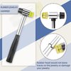 Ring Sizer Mandrel Ring Making Tool Ring Shaper Tool Fix Bent Rings Metal Size Measuring Repair Kit with Jewelry Mallet
