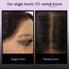 LLEI'Z Brown Lace Front Wigs, 13x3 Synthetic Ombre Brown Lace Front Wigs Loose Curly Glueless Lace Front Wig for Women Synthetic Natural Looking Heat Resistant Fiber Hair Wigs 26 Inch 4/10