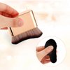 Self Tan Brush Soft Body Makeup Brush Portable Self Tanning Brush Self Tanner Face Brush For Body & Leg Makeup（Rose Gold）