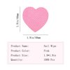 1000 PCS Lint Free Nail Wipes, Lash Glue Wipes Eyelash Extension Glue Wipes, Nail Polish Remover Wipes for Lash Extension Supplies, Nail Wipes for Gel Nail Polish Remover,Lash Glue Cleaning Pads, Pink