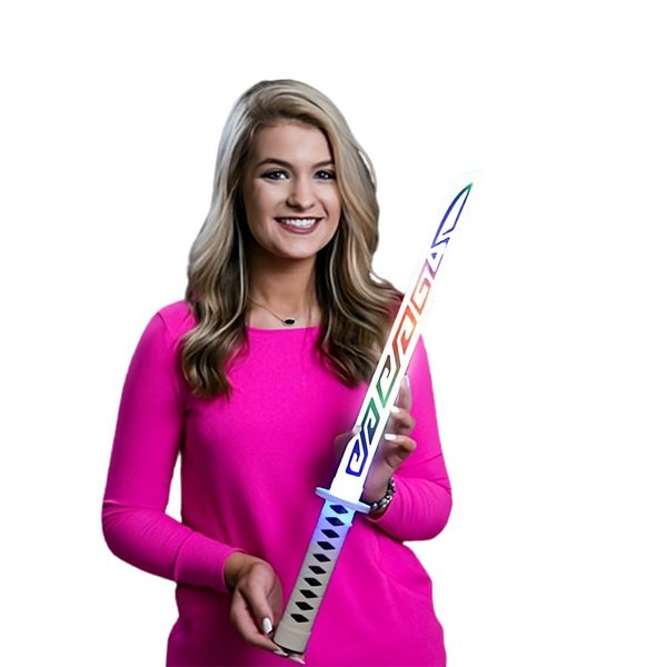 Blinkee 24" LED Ninja Knife Sword - Light-Up Toy with Multiple Flashing Patterns and Replaceable AAA Batteries