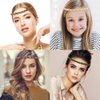 Befirys 7 Pcs Rhinestone Beaded Headbands, Fashionable Crystal Beaded Elastic hairbands for Women Girls Hair Jewelry Accessories