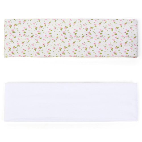 TERSE Fashion Headbands for Women Short Hair Non Slip Elastic Floral Hairbands Soft Fabric Hair Bands for Women's Hair, 2 Inches Thick Stripe Head Band for Girls Valentine's Day Heart Headbands