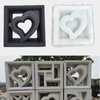MWYZGMOLD Concrete Hollow Brick Mold,Concrete Wall Block Molds,Easy Demolding Concrete Molds,Lightweight Reusable Cement Block Molding Tool for Construction,Landscaping and Road Projects(brick2085)