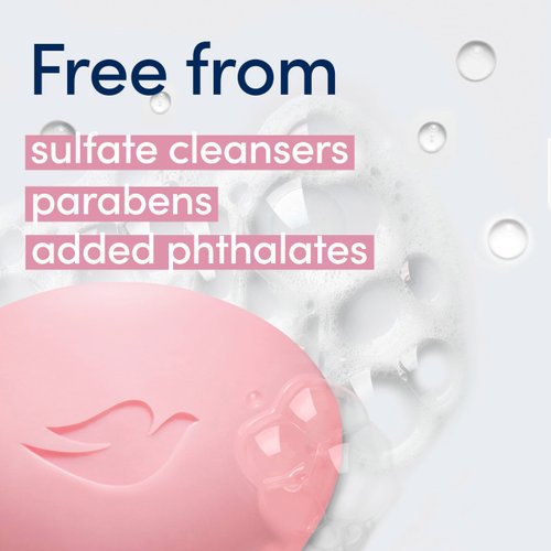 Dove Beauty Bar Soap Pink Rosa, 2 Bars for Soft, Smooth Skin, Cleans & Moisturizes 3.75 oz