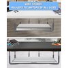 TidyFriend Rubberized Under Desk Laptop Mount - 9 Racks in 3 Sets, Laptop Under Desk Mount, Organizer Rack with Screws