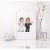 Carl and Ellie Wedding Married Prints, UP Watercolor, Nursery Wall Poster, Holiday Gift, Kids and Children Artworks, Digital Illustration Art Couple