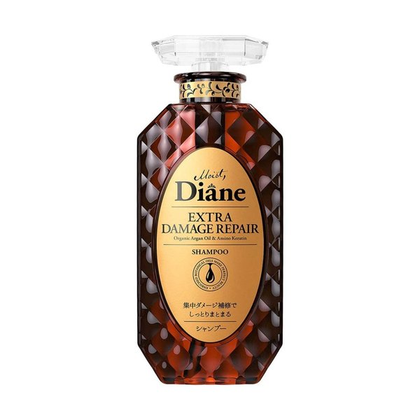 Moist Diane Perfect Beauty Extra Damage Repair Hair Shampoo for Men & Women, Organic Keratin Scalp Refreshening Hair Shampoos for Haircare, 15.2 fl oz