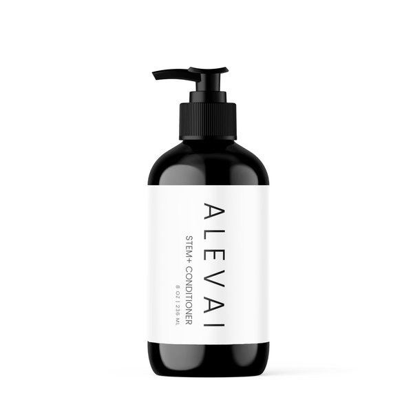 Alevai Stem+ Conditioner | Oily & Dry Scalp Treatment | Repairs, Strengthens, & Nourishes | Safe For Color & Chemically Treated Hair | Sulfate-Free | Paraben & Phthalate Free | Vegan