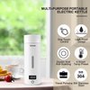 Sekaer Portable Electric Tea Kettle Travel Small Mini Coffee Kettle, with 4 Variable Presets, Personal Hot Water Boiler 304 Stainless Steel with Auto Shut-Off & Boil Dry Protection, SY-618A