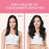 GOO GOO Clip in Hair Extensions Real Human Hair, 18inch 130g 7Pcs, 1B Natural black, Remy Human Hair Extensions Clip ins for Women, Natural Human Hair