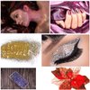 12 Colors Chunky Face Glitter No Glue Cosmetic Body Nail Eye Hair Art Resin Tumbler Glitter Holographic Glitte Glitter Makeup Chunky Sequins Party Glitter for Rave Festival Fine Glitter Eyeshadow