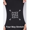 Gnainach Crossover Flare Leggings for Girls Size 11-12 Years Old Black High Waisted Kids Bell Bottom Elastic Length Yoga Pants for Running