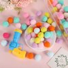 TOYMIS Interactive Cat Toys, Cat Toy Launcher with 100pcs Soft Pom Pom Balls for Cats Funny Cat Toys for Indoor Cats Kitten Toys for Training Playing Pet Supplies