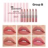 RoseFlower Lip Gloss Set, 6 Piece Matte liquid Lipstick Makeup Set, Non-sticky, High Shine, Long Lasting Matte liquid Lip Gloss Set, Rich Varied Colors - 077