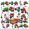Blaze and the Monster Machines Tattoos Party Favors Bundle ~ 70+ Perforated Individual 2" x 2" Blaze Temporary Tattoos for Kids Boys Girls (Blaze Party Supplies MADE IN USA)