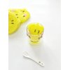 Dish Scrubbers Washcloth Dish Rag Cloths,No More Smelly Dish Rags Multi-Use Non-Scratch Scrubber Dish Sponge- Set of 3 - Two Colors (Yellow Smiley)