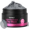 RIHAKO Bubble Carbonated Clay Mask -Bubble Deep Cleansing Face Mask for Blackhead Removal, Exfoliation, Pore Cleansing, Oil Removal, Face Detoxification