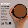 Mehron Scar Wax Special FX Modeling Putty | Moldable Soft Wax for Special FX | Made in the USA | Scar Wax SFX Makeup for Creating Fake Scars, Fake Wounds, Cosplay & Halloween Effects (40 g) (Medium)