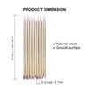 Orange Sticks for Nails, 200pcs 4.5 inch Wooden Cuticle Pusher Sticks Orange Wood Stick Nails for Manicure & Pedicure Nail Wooden Sticks Remover Manicure Pedicure Tool