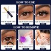 AkesuLash Magnetic Eyelashes with Eyeliner Kit- 10 Pairs 3D Cat-eye Magnetic Lashes Kit with Applicator,Updated 4 Tubes of Magnetic Liner & Natural Look, Reusable, Easy to Apply