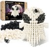 Tricofun Halloween 3D Soft Building Blocks, Soft Assembling Building Kits Pressure-Relief Toys Interlocking Block Sets (Brick-Boo Ghost)