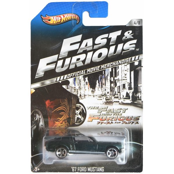 Hot Wheels '67 Ford Mustang, Fast & Furious 4/8