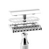 MÜHLE Grande R41 Double Edge Safety Razor (Open Comb) | Perfect for Everyday Use | Barbershop Quality Close Smooth Shave | Luxury Razor for Men
