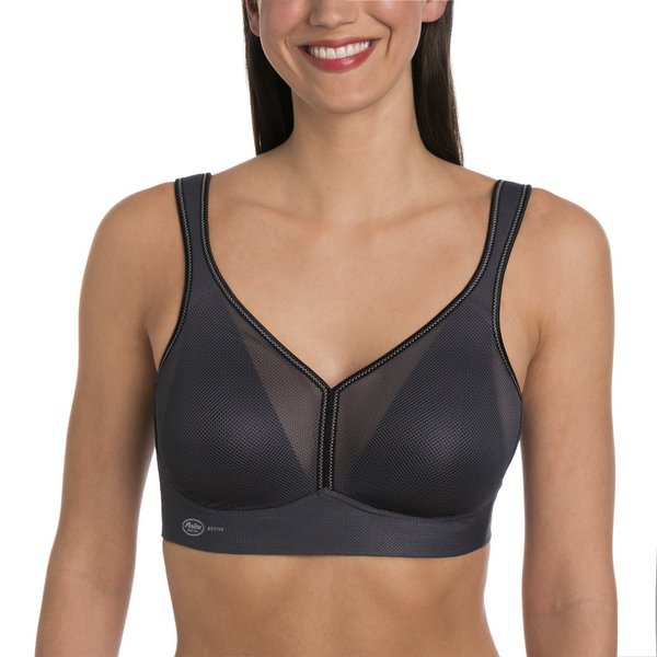 Anita Air Control Padded Cup Sports Bra Anthracite 38G