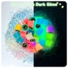 30 Pack Glow in The Dark Slime Kit, Mini Slime Party Favors, Crystal Galaxy Slime with with Multi Colors - Blue, Pink, Yellow, Orange etc. Birthday Gift, Play Education for Kids Girls and Boys