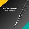 Rui Smiths Pro Cuticle Pusher with 2 Ends - Stainless Steel Manicure Tool - Style 106