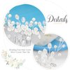 Hermoli Flower Wedding Pearl Hair Comb Silver Crystal Bridal Hair Clip Rhinestone Headpieces for Women (Silver)