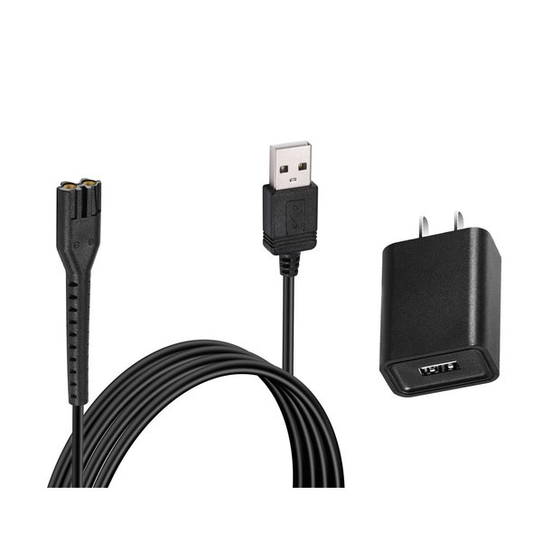Replacement Wahl Charger Charging Cord Compatible with Wahl 5-Star Series Cordless Legend Hair Clipper Magic Clip Model 08594/ WA08/ 3025397/3000112 Charger Power Cord