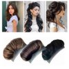 VANTOBEST Hair Bun Invisible False Hair Clip Hair Base Bump Fluffy Hair Pad Styling Insert Tool Fluffy Princess Styling Increased Hair Pad Hair Extensions Accessories (Dark Brown)