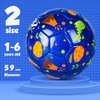 EVERICH TOY Toddlers Soccer Ball with Pump, Small Soccer Ball Size 2 Dinosaur for Toddlers Kids, Indoor Outdoor Backyard Lawn Game, Ideal Gift for Operation Christmas Child Shoe Box