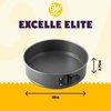 Wilton Excelle Elite Non-Stick Springform Pan - Perfect for Making Cheesecakes, Deep Dish Pizzas, Quiches and More with Easy Release, Steel, 10 x 2.75-Inch