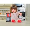 Casdon Little Cook Morphy Richards Coffee Maker Fillable Toy Coffee Maker For Children Aged 3+ Includes Water Level Indicator & Dripping Water! Red/Grey/Black