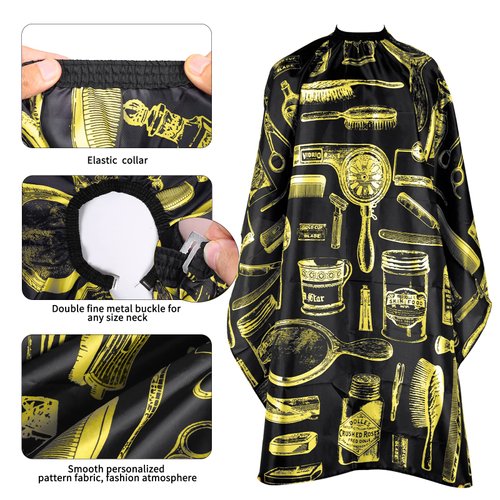 Barber Cape Hair Cutting Cape Waterproof Barber Cape for Men Haircut Cape Hair Cape for Haircuts Salon Cape Hair Cut Capes for Adults Barber Supplies Barber Accessories