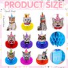 9 Pcs Cat Themed Honeycomb Centerpieces Cats Party Decorations Cat Happy Birthday Party Supplies Cat Party Cake for Kids Baby Shower Birthday Supplies
