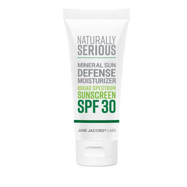 Naturally Serious | Mineral Sun Defense Moisturizer Broad Spectrum Sunscreen SPF 30,  Mineral Sunscreen SPF 30, Sunscreen Moisturizer For Face, Vegan Skincare, Cruelty-Free Skincare