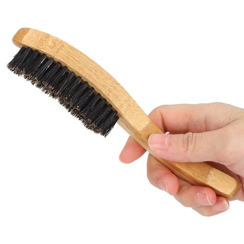 Beard Styling Brush, Strong Toughness Beard Brush Portable Ergonomic Curved Design for Beard and Mustache for Straightens and Promotes Beard Growth