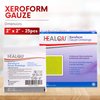 HEALQU Medical Xeroform Petrolatum Dressing 2x2 - 25 Count - Non-Adherent Gauze Pad for Low Exudating Wounds - Soft Mesh Gauze Patch Sterile for Wound Care Lacerations, Burns & Skin Grafts