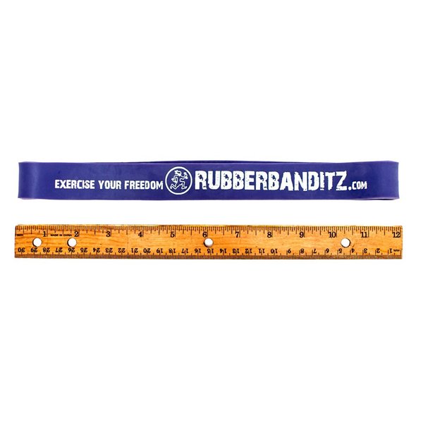 Rubberbanditz- Extra Strong Booty Bands Resistance Bands for Legs and Butt - Non Slip Hip Bands Elastic Workout/Rehab Bands - Activate Glutes and Thighs - Made of Premium Rubber (Purple)