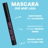 Unblended One Whip Lash Mascara, Volumizing and Lengthining Mascara, Enhanced with Eyelash Growth Serum, Washable and Non-Clumping Formula, Black 6ml 0.2 Fl Oz